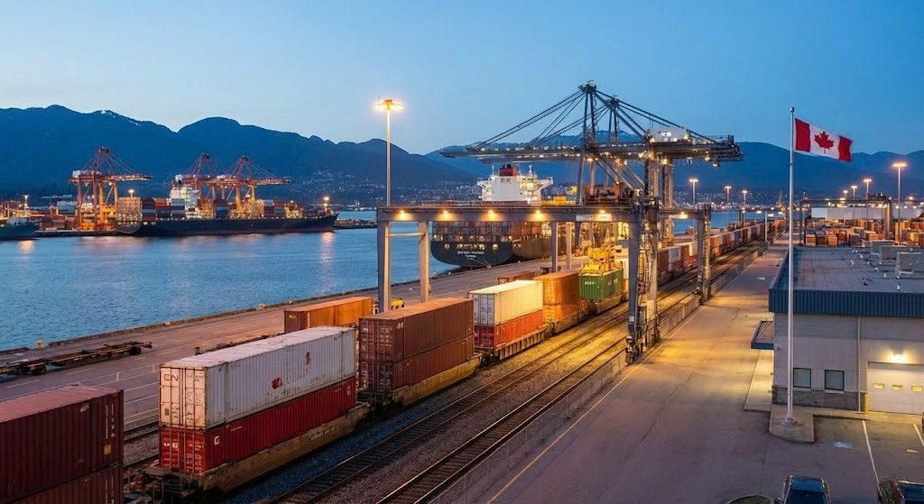Canada rail shipping