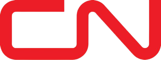 CN Shipping Railway Logo Red