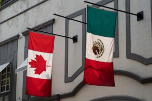 Canada Flag Mexico Flag