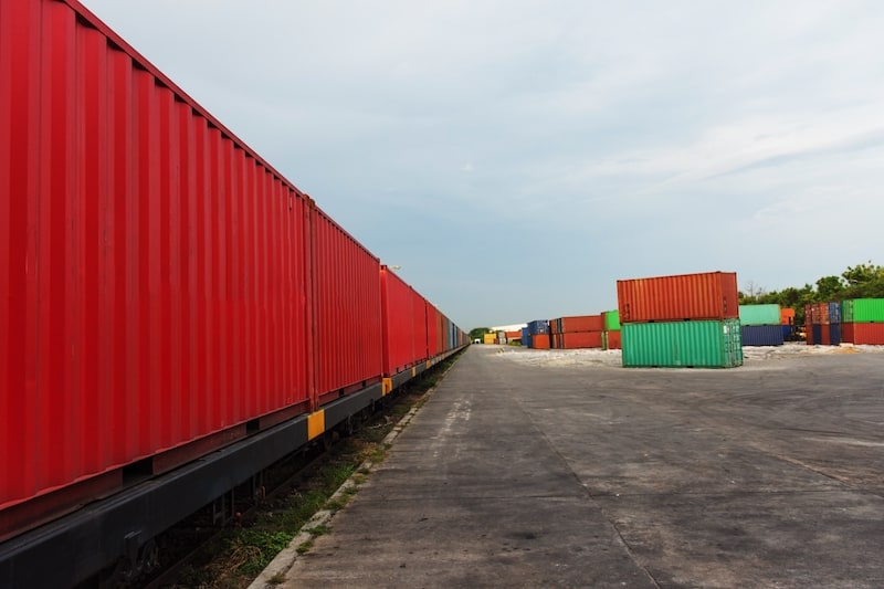 Cargo container train