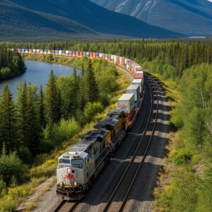 Full Container Intermodal Rail Shipping