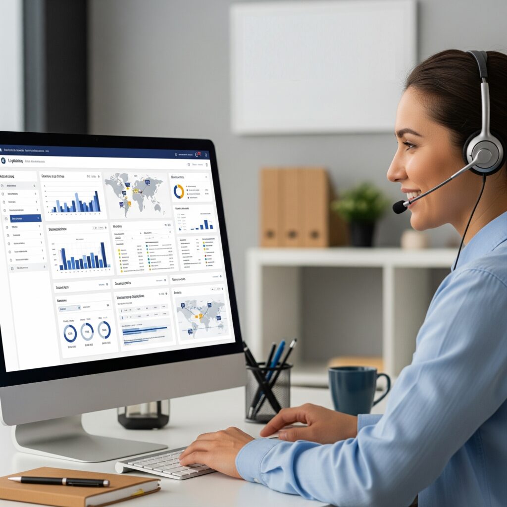 How to Get Better-Than-Direct CN Rail Rates in 5 Minutes (2025 Guide) 3 A RailGateway logistics expert providing customer service and support for CN rail freight shipments.