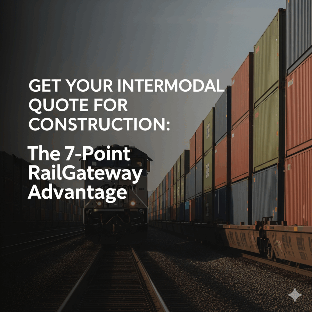 Intermodal Quote for Construction
