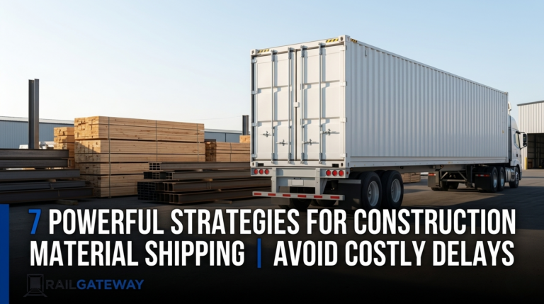 Construction material shipping